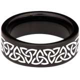 Celtic Chain Tungsten Carbide Ring