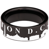 Washington DC Skyline Tungsten Carbide Ring