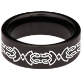 Celtic Dragonfly Tungsten Carbide Ring