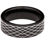 Don't Tread on Me Rifles Snake Tungsten Carbide Ring