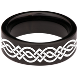 Celtic Star Tungsten Carbide Ring