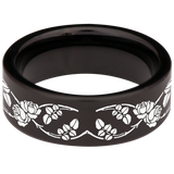 Rosebud Tungsten Carbide Ring