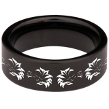 Fox Spirit Animal Tungsten Carbide Ring