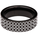 Quatrefoil Tungsten Carbide Ring