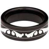 Maple Leaf Tungsten Carbide Ring