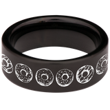 Donut Tungsten Carbide Ring