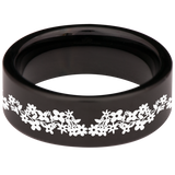 Flower Cluster Tungsten Carbide Ring