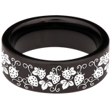 Strawberry Tungsten Carbide Ring