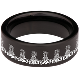 Pineapple Tungsten Carbide Ring
