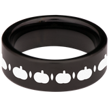Pumpkin Tungsten Carbide Ring