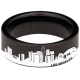 Los Angeles Skyline Tungsten Carbide Ring