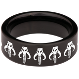 Mandalorian Tungsten Carbide Ring