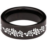 Magnolia Tungsten Carbide Ring