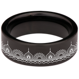 Indian Elephant Tungsten Carbide Ring