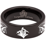 Grim Reaper Tungsten Carbide Ring