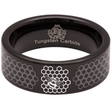 Honeycomb Tungsten Carbide Ring