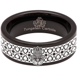 Hamsa Tungsten Carbide Ring