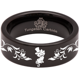 Cheshire Cat Tungsten Carbide Ring