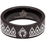 Ganesha Tungsten Carbide Ring