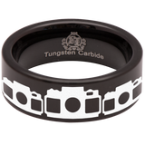 Photography Tungsten Carbide Ring
