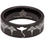 Stingray Tungsten Carbide Ring