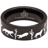 Coyote Tungsten Carbide Ring