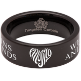 Family Love Tungsten Carbide Ring