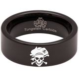 Pirate Skull Tungsten Carbide Ring