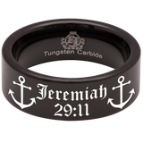 Jeremiah 29:11 Tungsten Carbide Ring