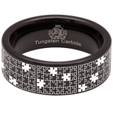 Puzzle Tungsten Carbide Ring