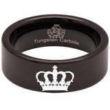 Crown Tungsten Carbide Ring