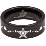 Star Tungsten Carbide Ring