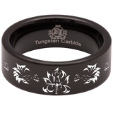Fox Spirit Animal Tungsten Carbide Ring