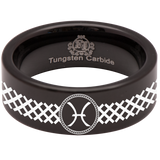Pisces Tungsten Carbide Ring