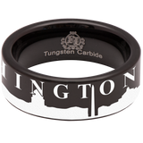 Washington DC Skyline Tungsten Carbide Ring