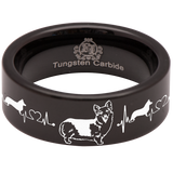 Corgi Tungsten Carbide Ring