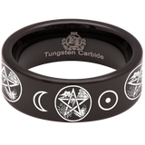 Elemental Wizard Tungsten Carbide Ring