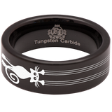 Cat Scratch Tungsten Carbide Ring