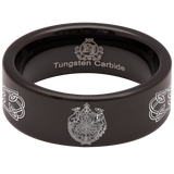 Celtic Dog Style 1 Tungsten Carbide Ring