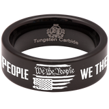 We The People Tungsten Carbide Ring
