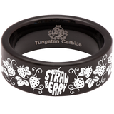 Strawberry Tungsten Carbide Ring