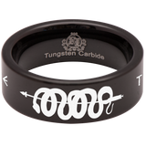 Snake Tungsten Carbide Ring