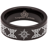 Triquetra Sun Tungsten Carbide Ring