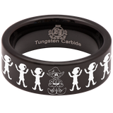 Elf Tungsten Carbide Ring