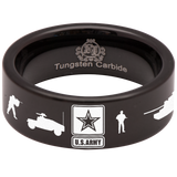 U.S. Army Tungsten Carbide Ring