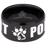 Police K-9 Unit Special Forces Tungsten Carbide Ring