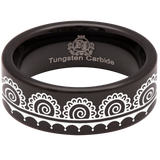 Fancy Tungsten Carbide Ring