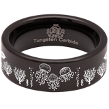 Jellyfish Tungsten Carbide Ring