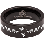 Dragonfly Tungsten Carbide Ring