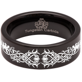 Dragon Knot Tungsten Carbide Ring